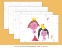 Load image into Gallery viewer, Co-parenting Journal and Planner for Children promotes creativity and free expression