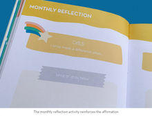 Load image into Gallery viewer, Home Sweet Homes Co-parenting Journal Affirmation Activity for Kids of Divorce or Separation