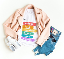 Load image into Gallery viewer, T-shirt: Positive Affirmation Short Sleeve (Kids, Women, Mens)