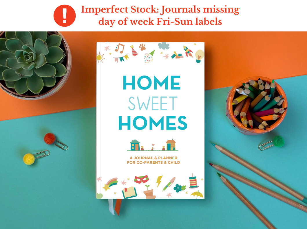 Home Sweet Homes Journal & Planner for Co-parents & Child